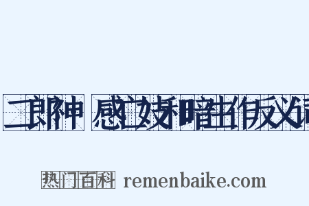 二郎神·感亡妓和暗生作反义词是什么意思的图片